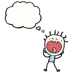 stressed out man cartoon