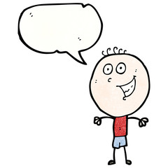 grinning cartoon man