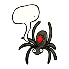 poisonous spider cartoon