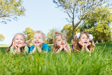 Obraz premium Happy children