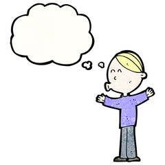 Retro cartoon with texture. Isolated on White.