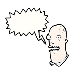 cartoon shouting man