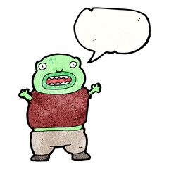 cartoon mutant man