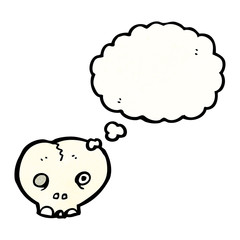 cartoon skull