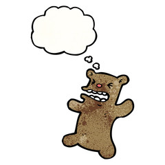 angry little bear cartoon