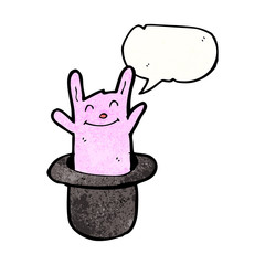 cartoon rabbit in hat