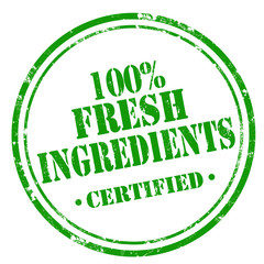 100% Fresh Ingredients