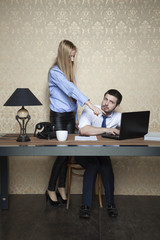 boss makes work overtime