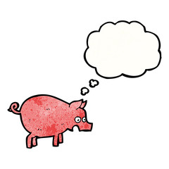 cartoon pig