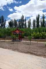 Chińska altana w parku © shutterfil77