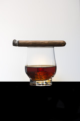 Cigar and whisky
