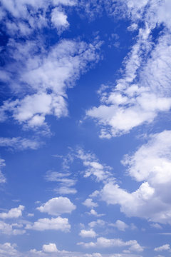 Landscape of cloud and blue sky