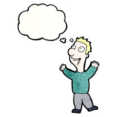 happy man with great idea