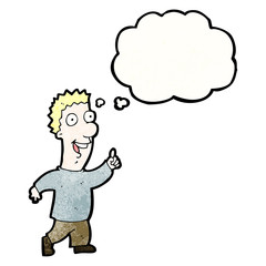 Obraz premium happy man with great idea