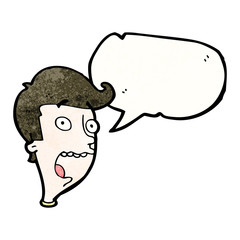 cartoon shocked expression