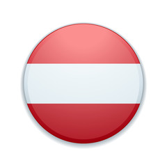 Obraz premium Austria button