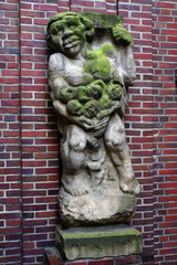 Plastik Bacchus von Bernhard Hoetger in der Böttcherstrasse
