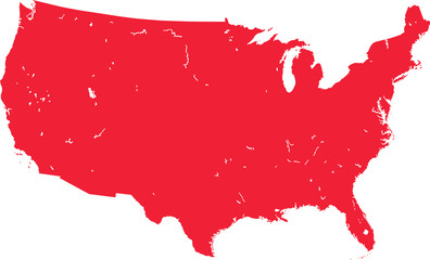 Map of the USA.