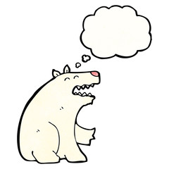 cartoon polar bear