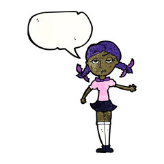 cartoon vampire girl