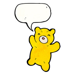 cartoon teddy bear