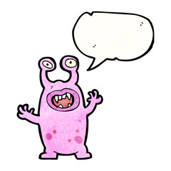 cartoon talking alien