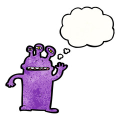 cartoon friendly alien