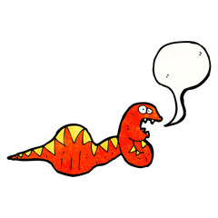 cartoon fat snake