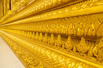 Fototapeta premium Thai Temple, Wall Thai