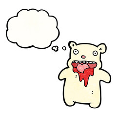 cartoon gross polar bear