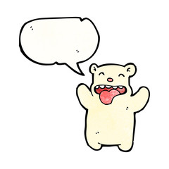 cartoon polar bear
