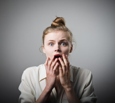 Shocked girl