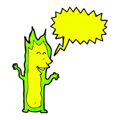 cartoon little fire spirit
