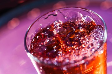 Soda, Juice, Overflowing.