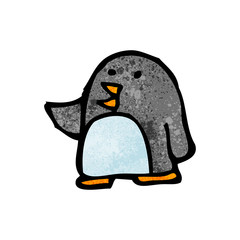 cute cartoon penguin doodle