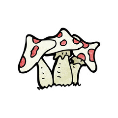 cartoon toadstools