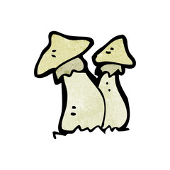 cartoon toadstools
