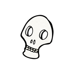 skull symbol cartoon