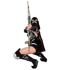 Obraz premium 弓の使い手