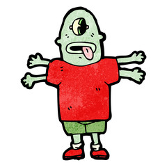 cartoon alien