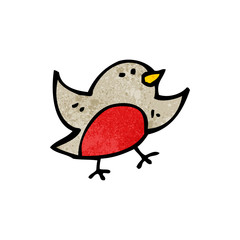 cartoon robin symbol