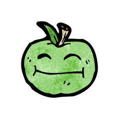 apple cartoon character