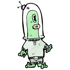 cartoon alien