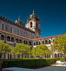 Fototapeta na wymiar Famous Monastery of Batalha in Portugal