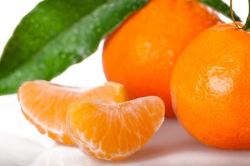 Tangerine, Mandarin Orange, Orange.