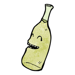 cartoon wine bottle