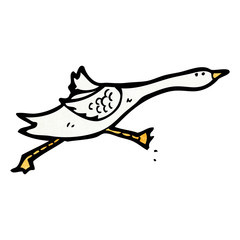 cartoon goose © lineartestpilot