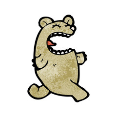 funny cartoon bear