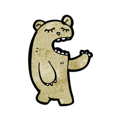 funny cartoon bear