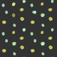 Fototapeta na wymiar Green spots vector background.